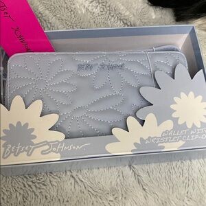 Betsey Johnson Grayish blue Floral Wallet